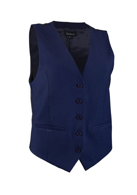 dark blue suit vest